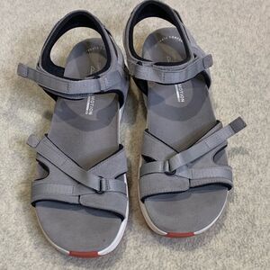 Clarks Gray Motion Sandals